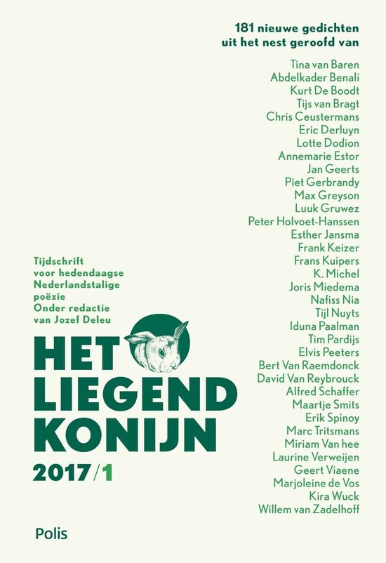 Het Liegend Konijn jaargang 15, nummer 1, April 2017 - cover