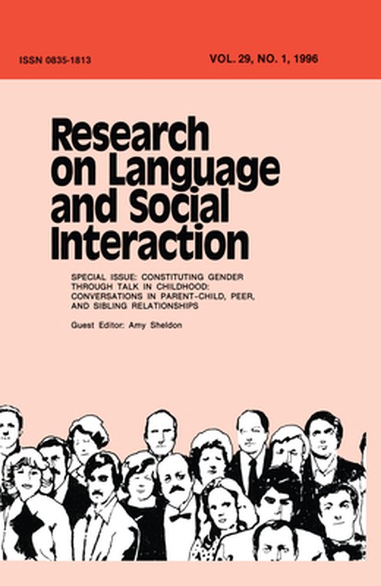 Constituting Gender Through Talk in Childhood - cover