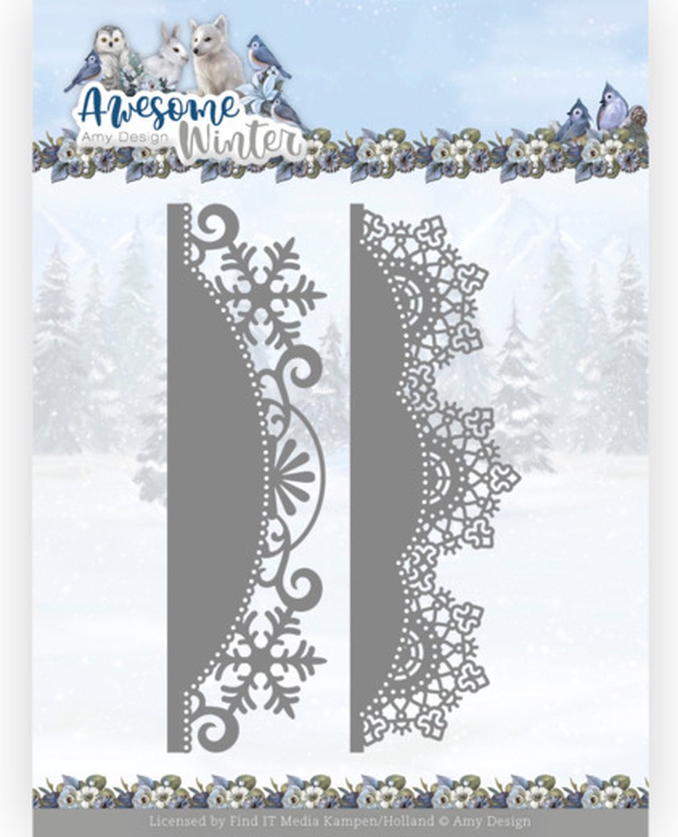 Dies - Amy Design - Awesome Winter - Winter Lace Border