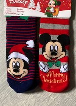 Disney kerstsokken voor kinderen - Mickey Mouse sokken - Multipack - maat 31-34