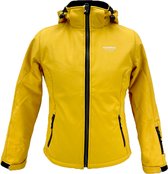 Nordberg - Shirley Softshell Outdoorjas - Dames - Geel - Maat XXL