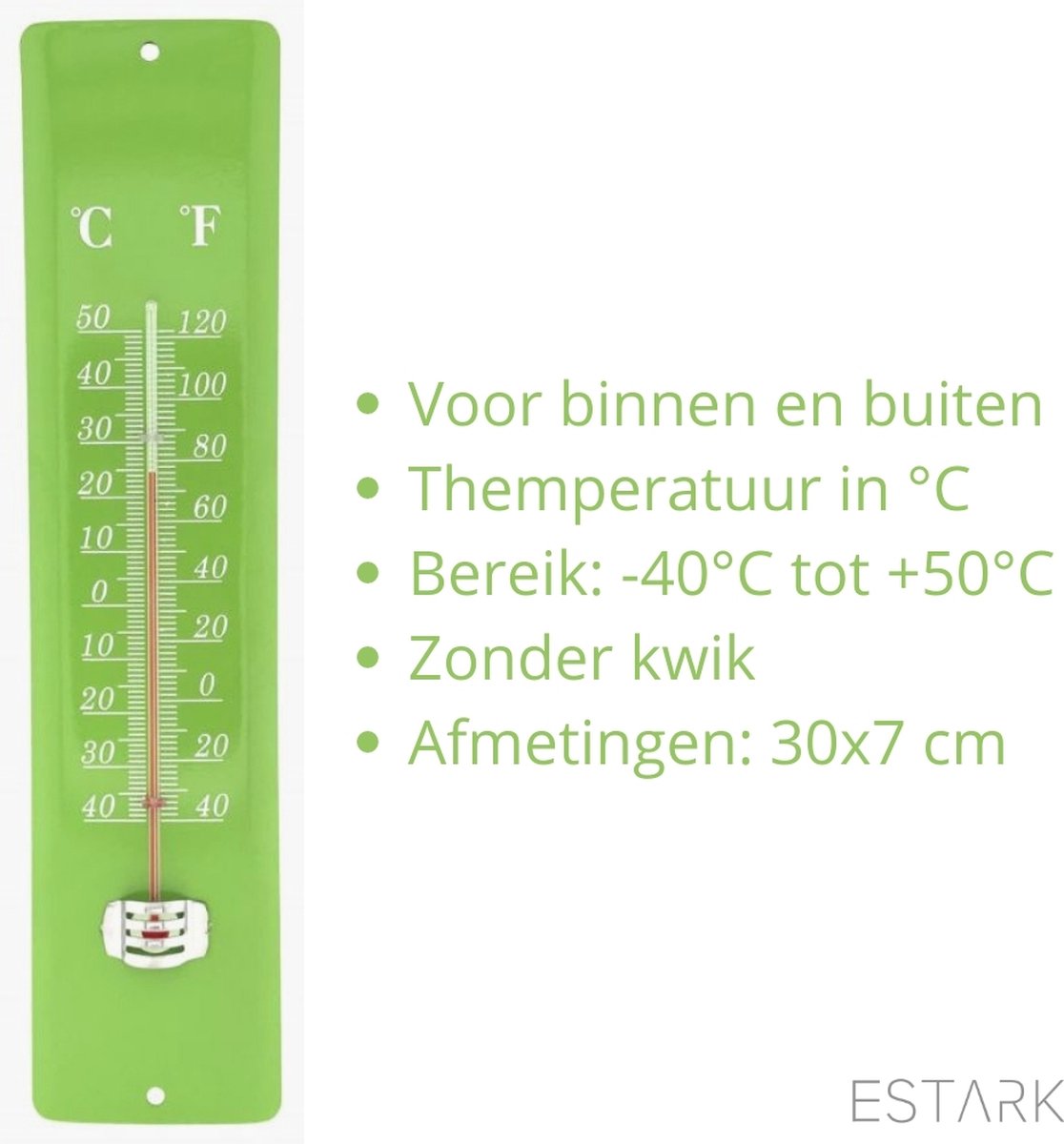 Thermomètre extérieur ESTARK - Thermomètre intérieur - Thermomètre