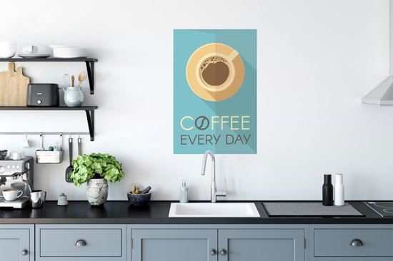 Devis Café Coffee tous les jours 60x90 cm