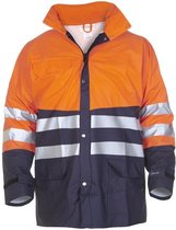 Hydrowear parka Vernon fluororanje-marine