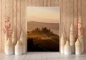 Toscaans landschap | Foto op plexiglas | plexiglas schilderijen | plexiglas | Schilderij op plexiglas | 30 x 40 cm