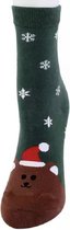 Kerstthema sokken - Winterthema sokken - Kerstsokken - Beer - Unisex maat 36 - 41