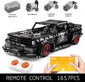 Rc Ford Mustang Hoonicorn Rtr V2 Stad Auto 1657 stuks Compatibel Met lego technic