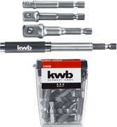 KWB Bitset met verlengstukken en adapter (23-delig)