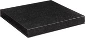 Coffret cadeau de Luxe BLACK GLITTER, format du coffret cadeau 25x25x2.5cm (1 pièce)