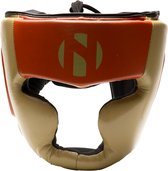 Hoofdbeschermer (head guard) Nihon | leer | bruin - Product Maat: M