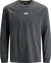 Jack & Jones Longsleeve Classic Asphalt (Maat: 5XL)