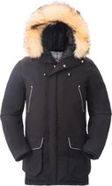 Paragoose - Heren Jas winter Mario Silver Navy - Model 2022-Maat XS