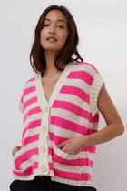 Lollys Laundry Celine Vest Neon Pink