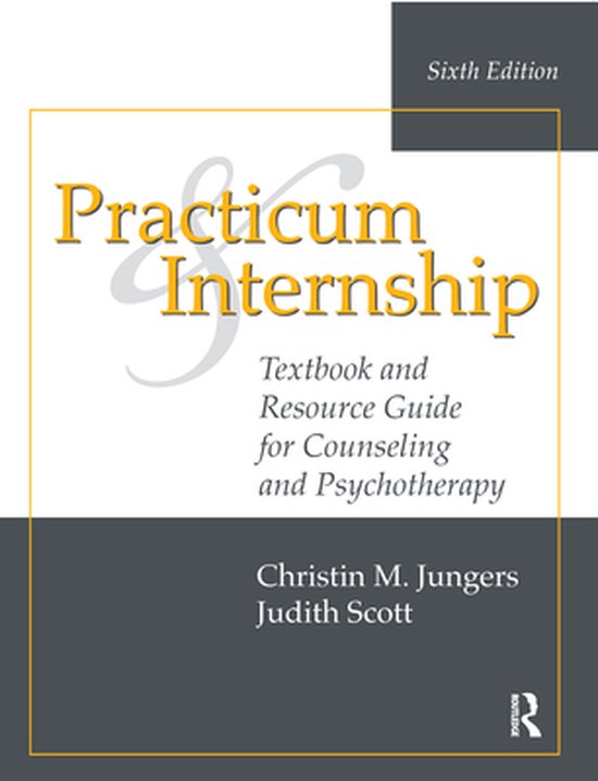 Practicum and Internship - cover
