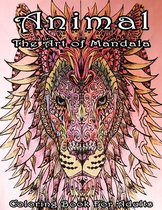 Animal The Art of Mandala Coloring Book for Adults