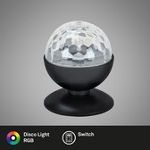 Disco licht LED RGB kleur veranderen door rotatie kabel schakelaar 3W Briloner Leuchten