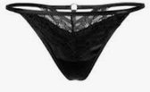 Sapph Stardust Thong Dames Zwart-s