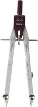 snelverstelpasser Geo College 17 cm staal zilver/zwart