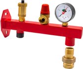 Bally Expansievatconsole Verwarming Met Overdrukventiel En Manometer 3/4MF