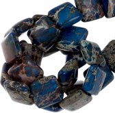 Regaliet Jaspis Kralen (10 x 4 mm) Royal Blue (38 stuks)