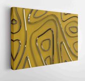 Canvas schilderij - Abstract BG | Ochre  -     1197981280 - 115*75 Horizontal