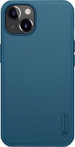 Telefoonhoesje geschikt voor iPhone 13 - Super Frosted Shield Pro - Back Cover - Blauw