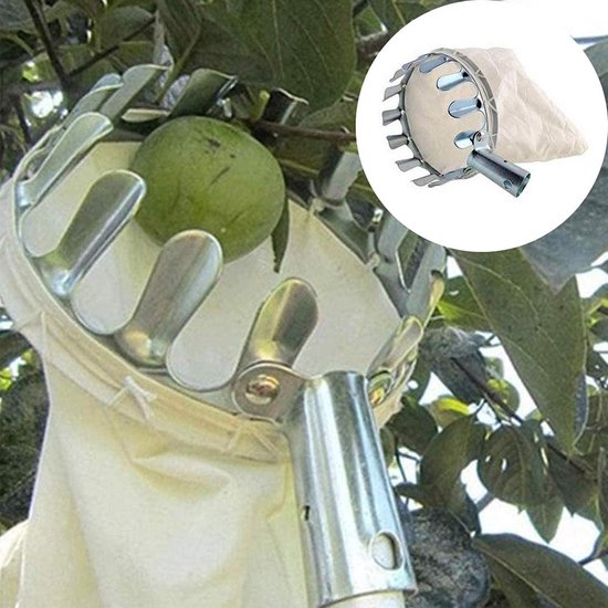 Fruitplukker / appelplukker met stevige Telescopische - Steel - 1.60 tot 3  meter | bol.com