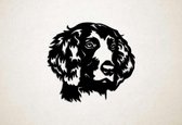 Wanddecoratie - Hond - Boykin Spaniel - L - 75x82cm - Zwart - muurdecoratie - Line Art