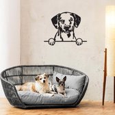 Hond - Dalmatiër - Honden - Wanddecoratie - Zwart - Muurdecoratie - Hout