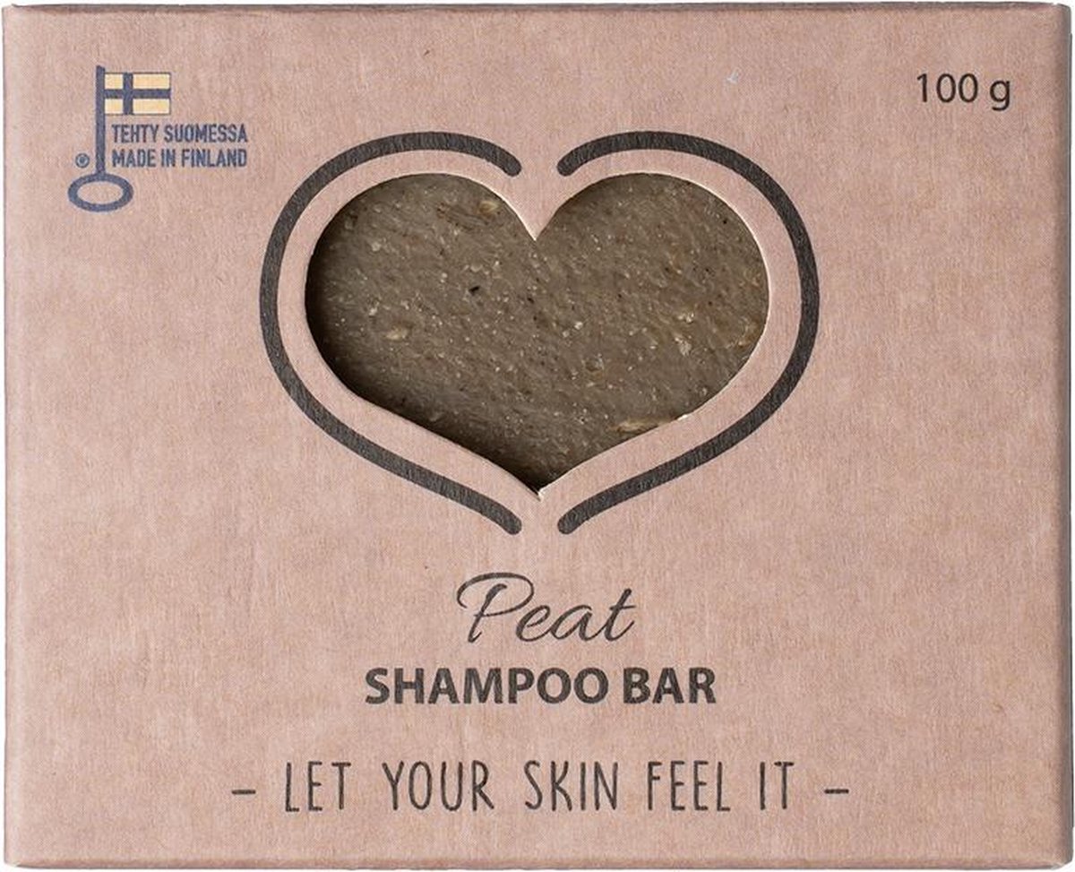 Catteco - Shampoo bar Peat - Anti-roos Shampoo - Plasticvrij - Duurzaam -Vegan - 100g