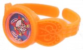 horloge behendigheidsspel junior 5 cm oranje