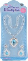 sieradenset Princess Beauty 3-delig blauw