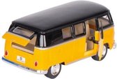 Volkswagen Classic Bus Geel / Zwart (1962) 13 cm
