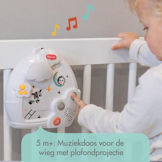 Tiny Love Magical Night 3-in-1 Muziekmobiel met Projector - Magical Tales - Zwart/Wit van Tiny Love — afbeelding 4