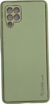 ZKl Telecom Telefoonhoesje - Back Cover - Geschikt Voor Samsung Galaxy A42 - Groen