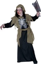 Widmann - Zombie Kostuum - Butcher Zombie, Holographic Kostuum Jongen - Bruin - Maat 128 - Halloween - Verkleedkleding