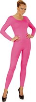 Widmann - Dans & Entertainment Kostuum - Unicolor Body Volwassen, Lang, Roze - Vrouw - roze - XL - Carnavalskleding - Verkleedkleding