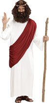 Widmann - Jezus & Jozef Kostuum - Messias Jezus Kostuum Man - Rood, Wit / Beige - Small - Carnavalskleding - Verkleedkleding