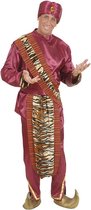 Widmann - Aziatisch & Indisch Kostuum - Indiaan Tiger Kostuum Man - rood - Small - Carnavalskleding - Verkleedkleding