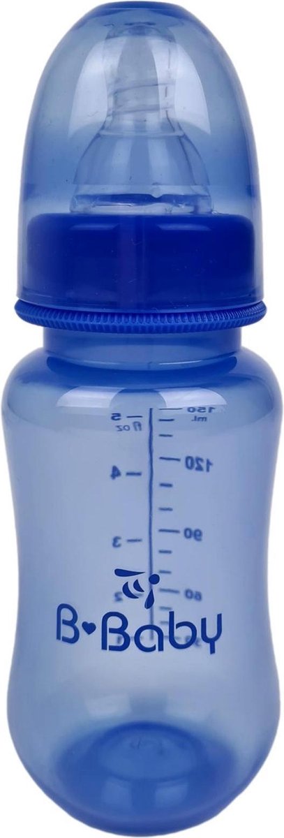 Fles met Speen SOFIE - Blauw - Flesspeen - Kunststof - BPA Vrij - 0+ Maanden - 150ml - Maat S