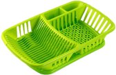 Egouttoir lave-vaisselle plastique vert anis 52 x 33 x 11 cm - La vaisselle/séchage avec bac d'égouttage