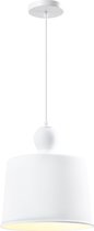 QUVIO Hanglamp retro - Lampen - Plafondlamp - Verlichting - Verlichting plafondlampen - Keukenverlichting - Lamp - Vintage design - E27 fitting - Met 1 lichtpunt - Voor binnen - Aluminium - D