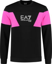 EA7 Colour Flash Trui - Mannen - zwart - roze - wit