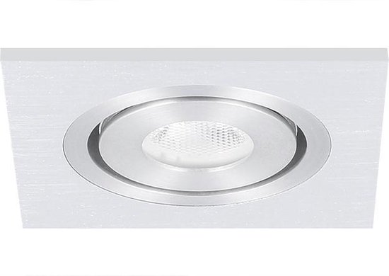 Ledvion Dimbare LED Inbouwspot Zwart / Goud Vierkant 2700K – 81x81mm Ledvion Dimbare LED Inbouwspot Zwart / Goud Vierkant 2700K – 81x81mm