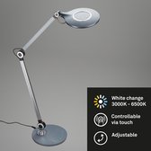 Briloner Leuchten - LED desk lamp CCT dimmable touch rotatable anthracite 9W