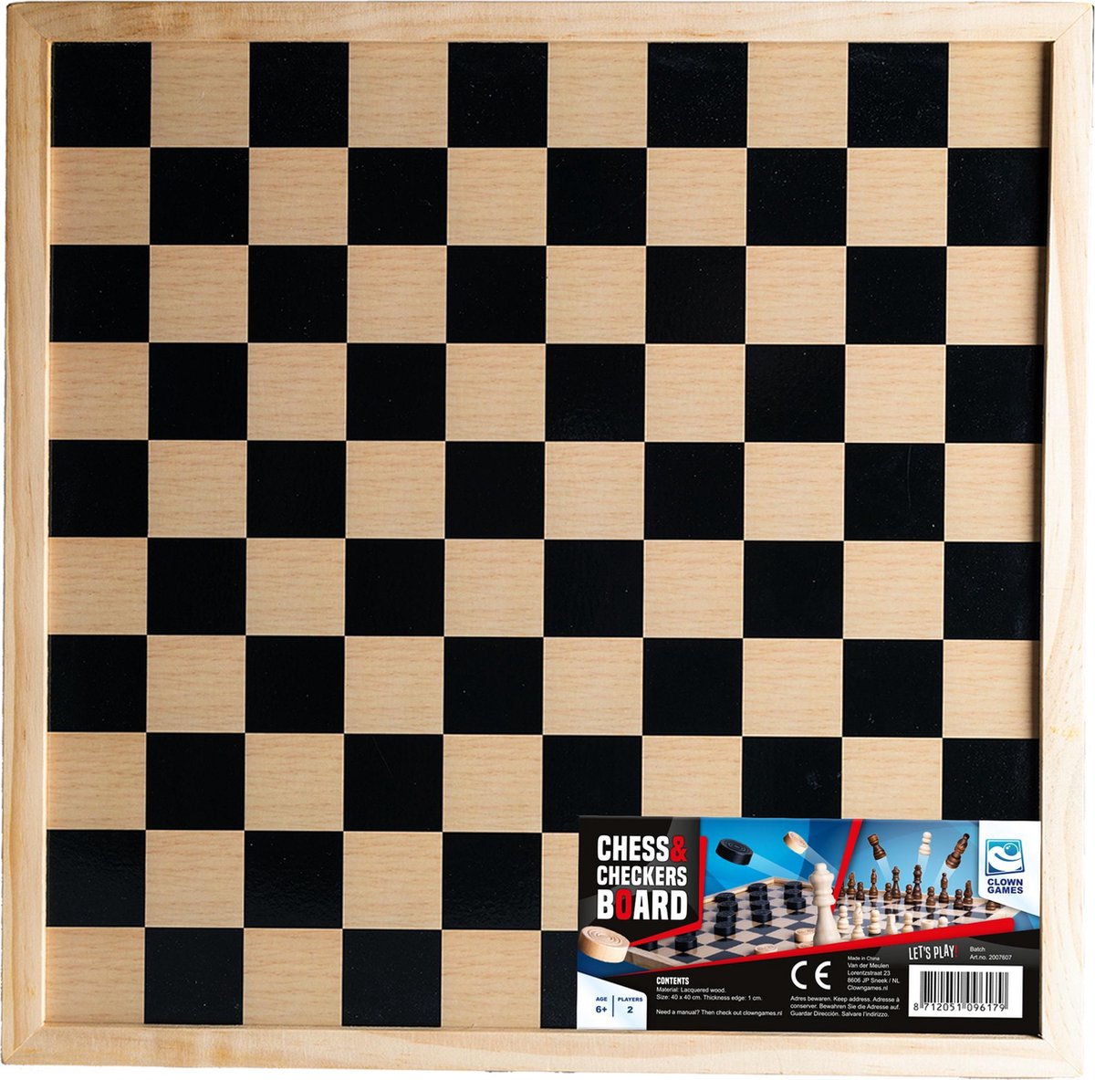 Clown Games Dam/Schaakbord
