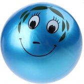 speelbal Smiley junior 20 cm blauw