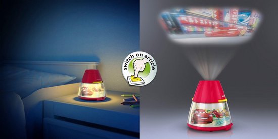 Civic toonhoogte Merchandiser Philips Disney - Nachtlampje/Projector - Cars - LED | bol.com