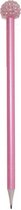 potlood diamant junior 19 cm hout roze