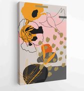 Canvas schilderij - Hand painted illustrations wall arts vector. Surface pattern design. 2  -    – 1843127542 - 115*75 Vertical
